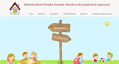 Desktop Screenshot of pohadka-sumperk.cz